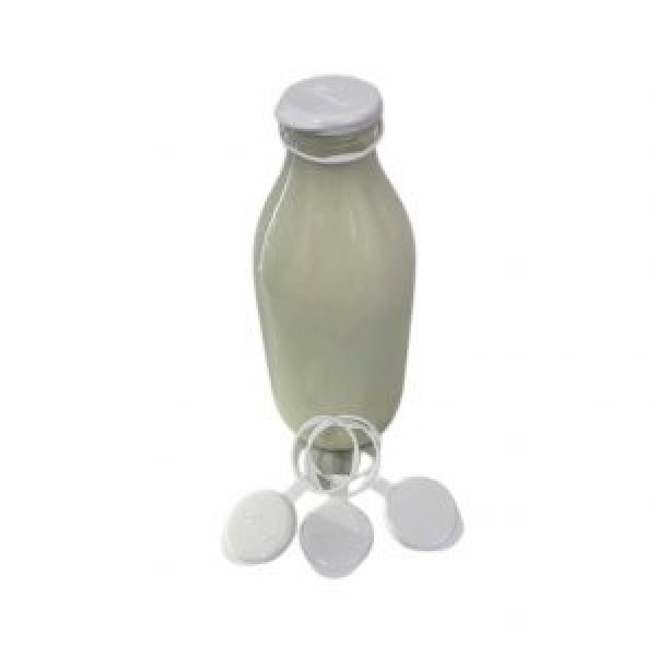  Reusable Glass Bottle Caps (Set of 4)